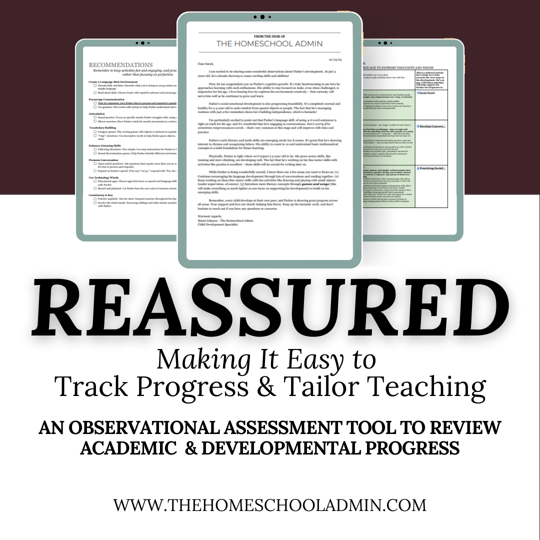 REASSURED developmental tracking