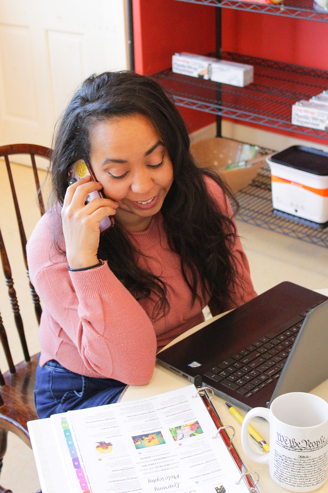 Homeschool support on phone