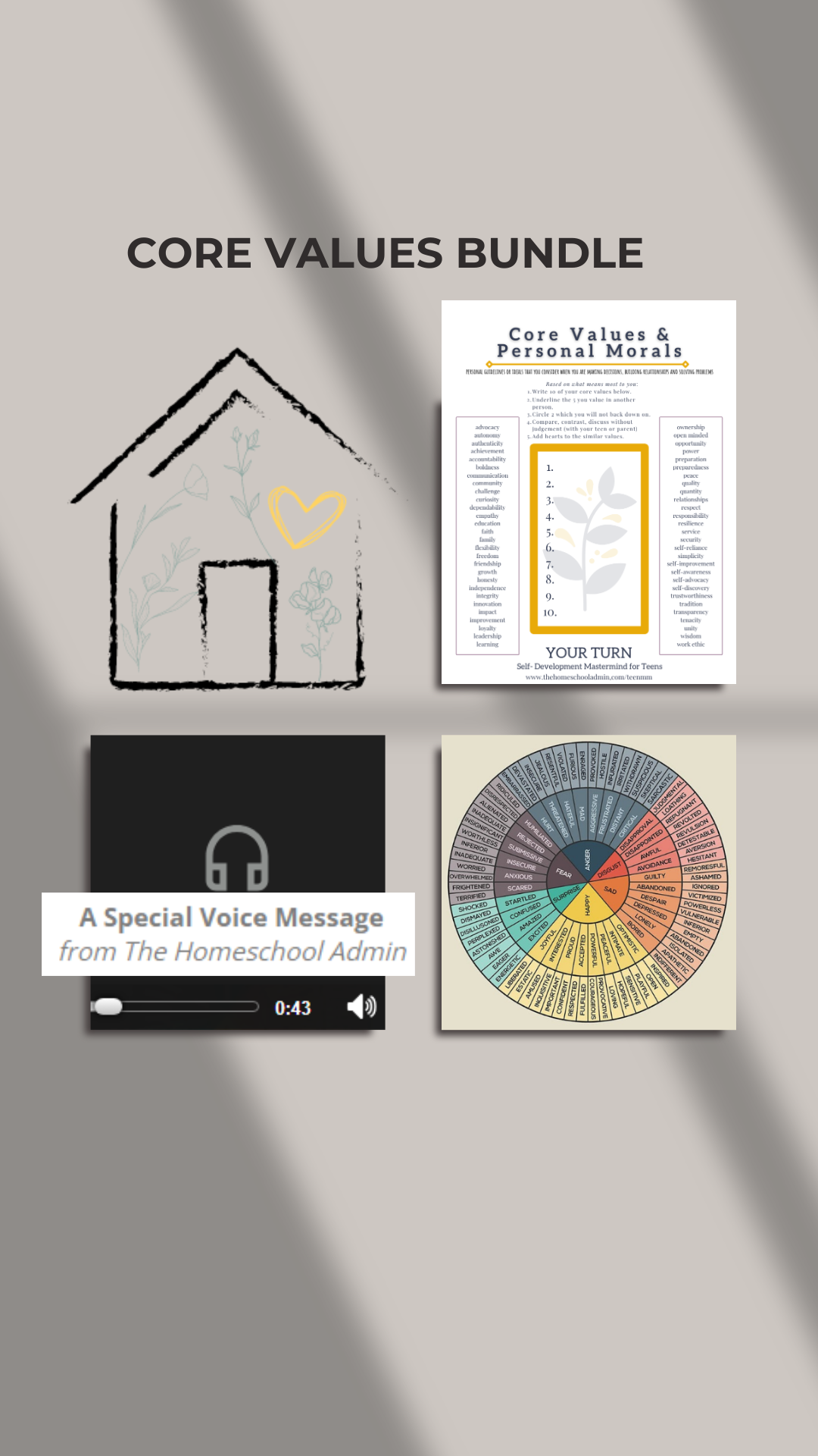 Connection and Values PDFs mockup