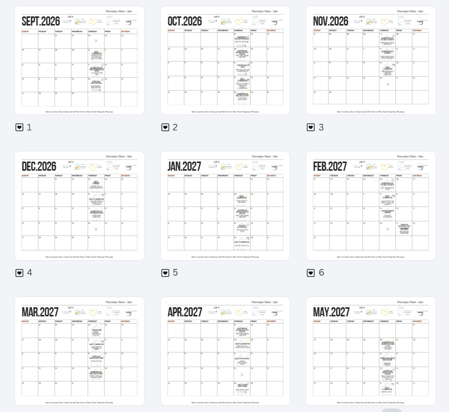 September 2026 Freedom Friends homeschool community calendar preview for Southern Maine families